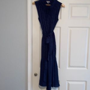 Navy maxi dress